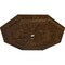 Ekena Millwork Spring Octagonal Medallion (Canopies up to 3"), 29 1/8"OD x 2 1/4"ID x 1 1/8"P, Root Beer Crackle CM30SPRBC - alternate 2